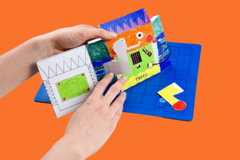 Basteln Mit Technik Beispielbild Orange