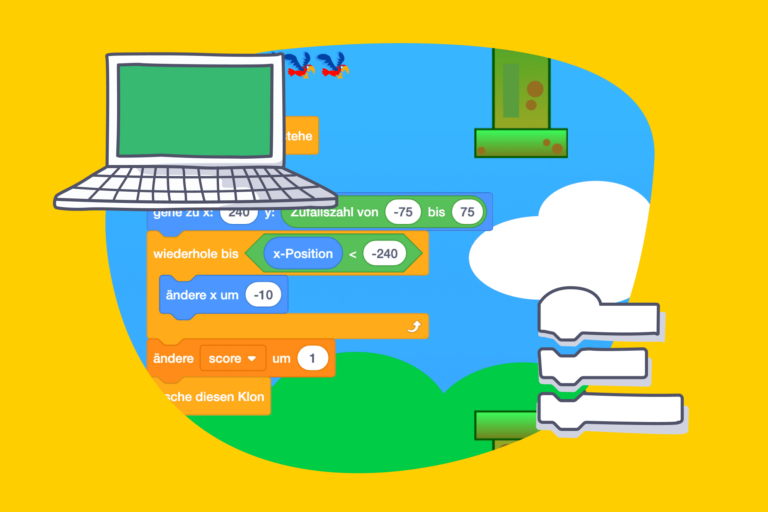 Teaser Werkzeuge Scratch Gelb