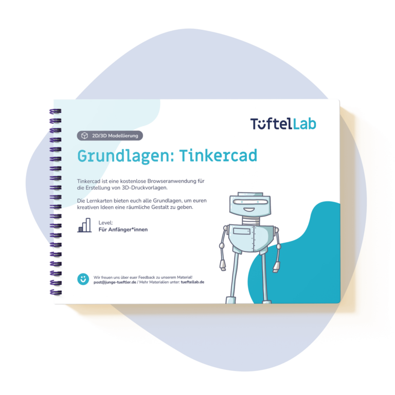 Lernkarten Tinkercad Einstieg