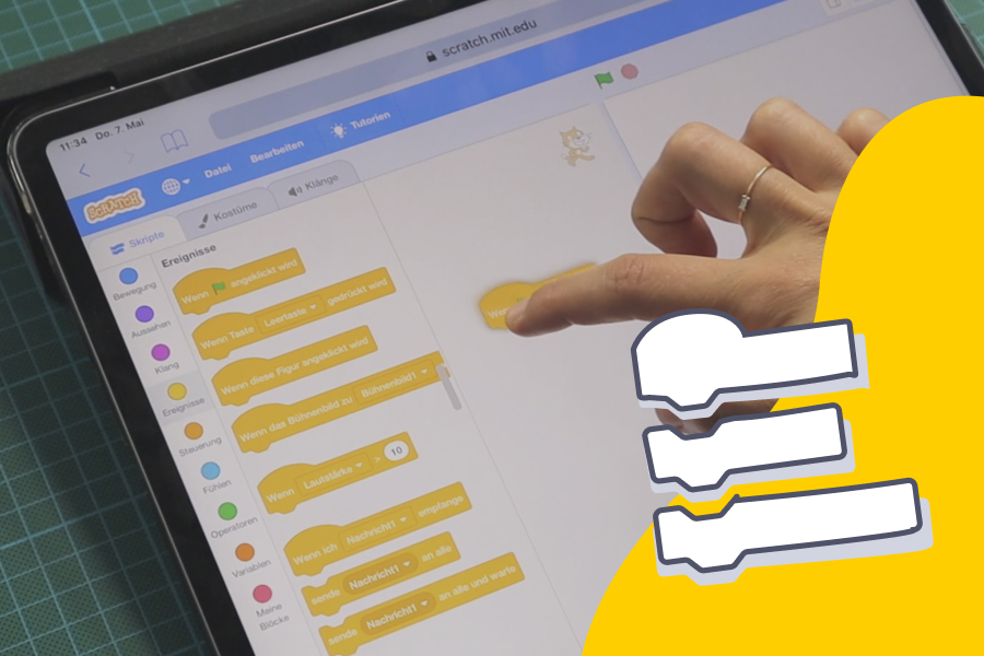 Tueftellab Kurskachel Grundlagen Scratch