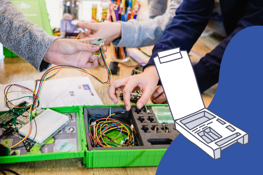 Tueftellab Kurskachel Konzept Umweltdaten Messenmitdem Calliopeminiunddersensebox Der Einflussvonautosinderstadt