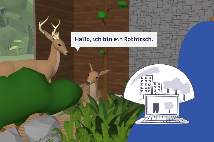 Tueftellab Kurskachel Konzept Unser Wald Cospaces Als Praesentationstool
