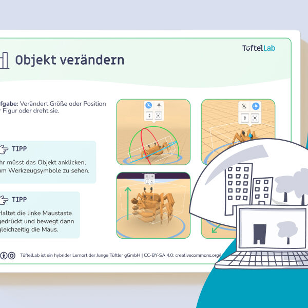 Tueftellab Kurskachel Lernmaterial Cospaces Lernkarten Cospacesgrundlagen