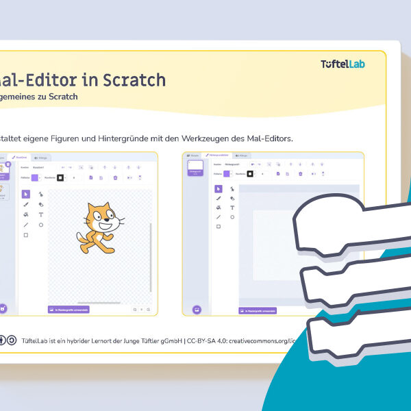 Tueftellab Kurskachel Lernmaterial Scratch Lernkarten Scratchgrundlagen 1