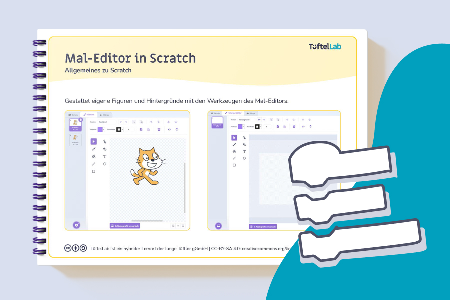 Tueftellab Kurskachel Lernmaterial Scratch Lernkarten Scratchgrundlagen 1
